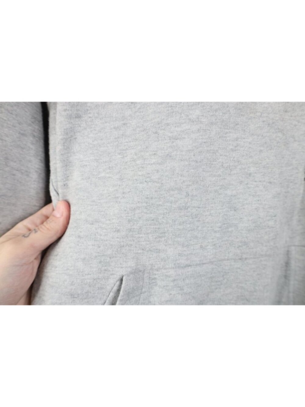Nike Mens Small Reflective Block M University of Michigan Hoodie Sweatshirt Gray - Picture 8 of 16